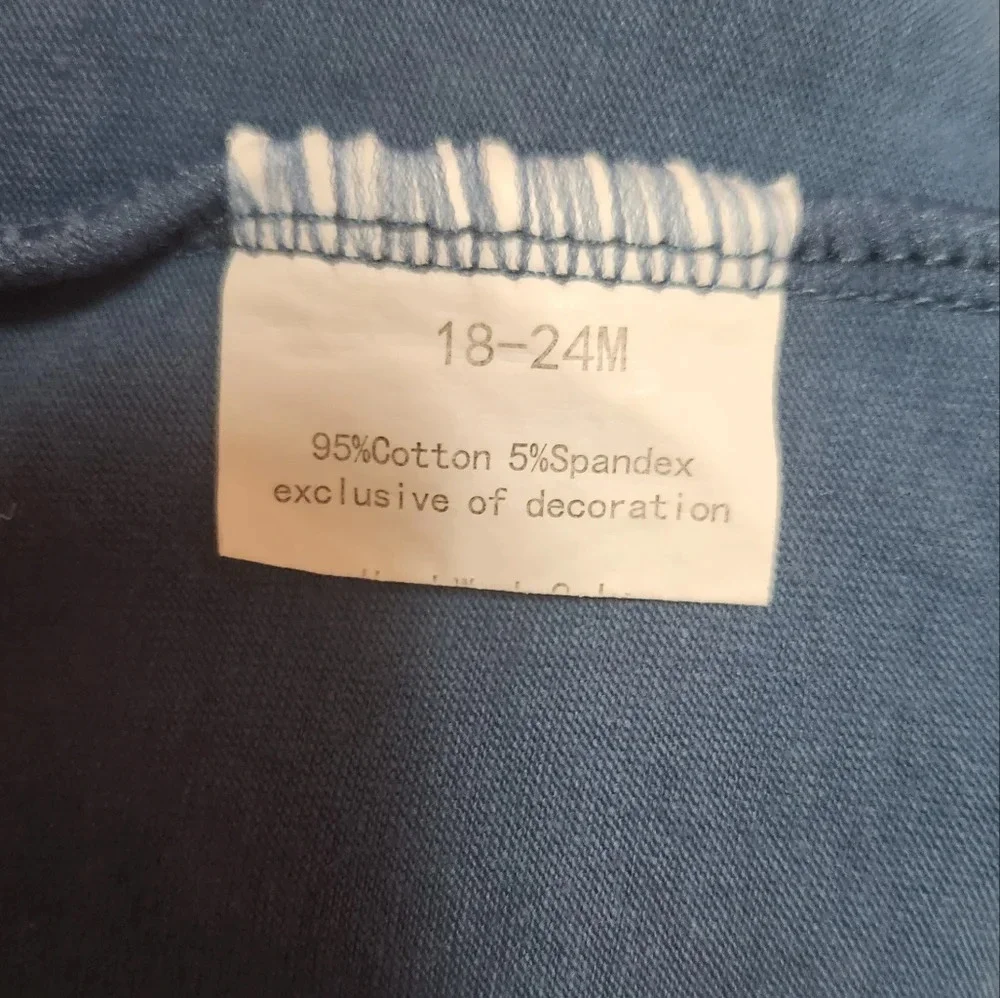 Blue Baby Top with Chicken Appliqué - Picture 5 of 5